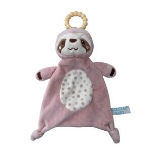 Douglas Baby Sloth‎ Lovey Plush Pink Floral Stuffed Animal Security Blanket Toy